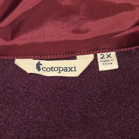 Cotopaxi Purple Teddy Jacket with Orange and Pink Accents - Picture 2 of 4